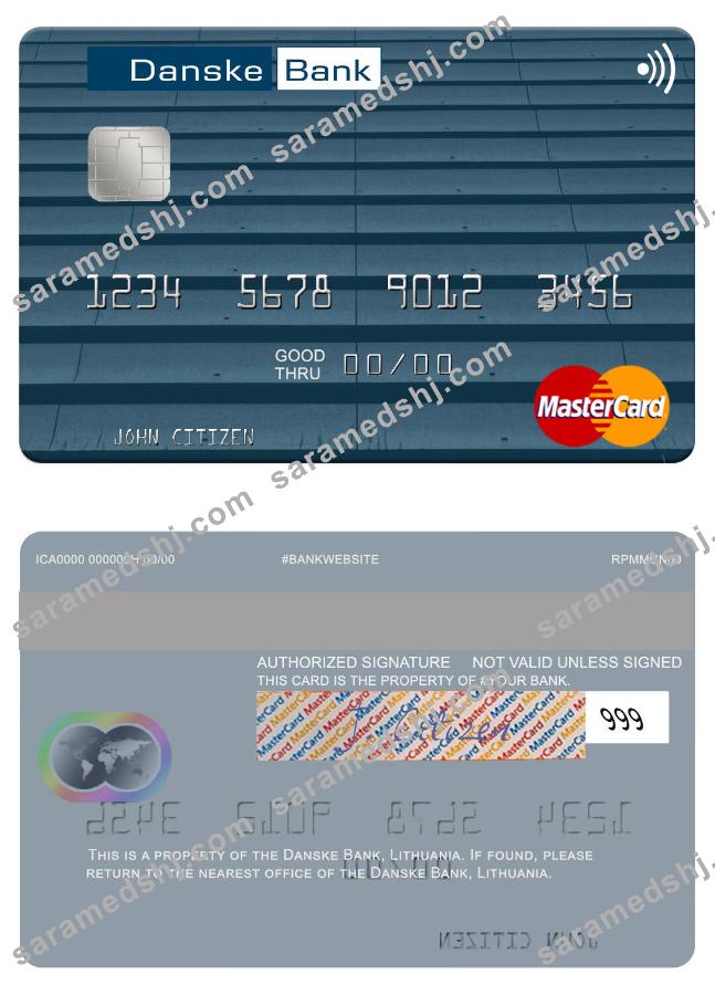 Lithuania Danske Bank mastercard